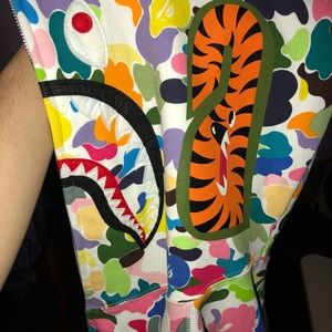 Bape multicamo full zip (white)